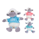 Schaf mit T-Shirtt, 25/34 cm, 3-fach, einzeln