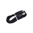 Tekmee Ladekabel-Set, 1m; 2IN1, TYPE-C/TYPE-C-USB, schwarz