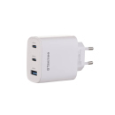 Tekmee Netzstecker 1xUSB/2xType-C, weiß