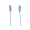 Tekmee Ladekabel, 1m; 2xTYPE-C, pink oder blau