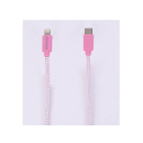 Tekmee Ladekabel, 1m; TYPE-C/Lightning, pink oder blau