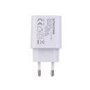 Tekmee Netzstecker, Type-C, Ladekabel 1xLightning, 1xType-C, weiß