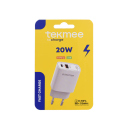 Tekmee Netzstecker 1xUSB/1xType-C, weiß