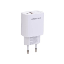 Tekmee Netzstecker 1xUSB/1xType-C, weiß