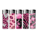 Elektrofeuerzeuge "ZEBRA LOVE"; 5-fach...