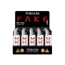 Elektrofeuerzeuge "ONLY FAKE"; 5-fach sortiert, 50er Display