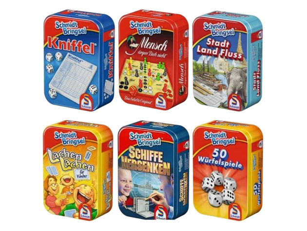 Minispiele "Mitbringsel" von Schmidt; 6-fach sort.; 48er Display