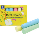Straßenmalkreide10 cm, farblich sort.; 6er Pack