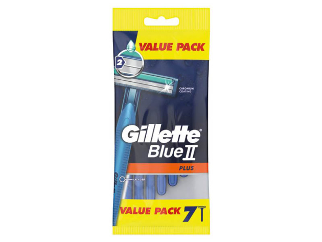 Einweg-Rasierer "Gillette Blue II" Plus, 7er Pack