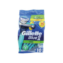 Einweg-Rasierer "Gillette Blue II" Slalom, 10er Pack