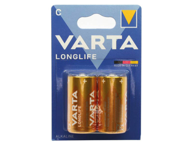 Varta Batterie Baby C 2er Longlife Alkaline, 1er Blister