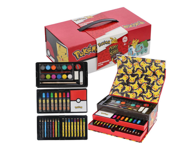Pokemon Malkasten mit Schublade, UVP: 19,99 Euro