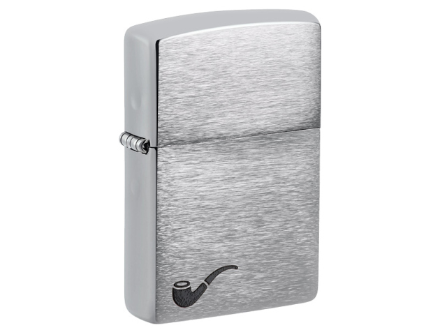 Zippo Feuerzeug - Pipe Chrome Brushed