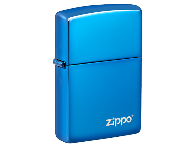 Zippo Feuerzeug - Classic High Polish Blue Zippo Logo