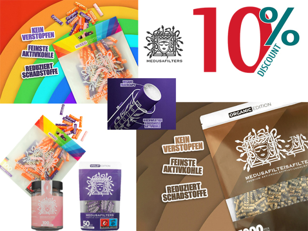 10% auf alle Medusafilter *bezieht sich auf den Grundpreis