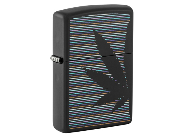 Zippo Feuerzeug - Cannabis Design, streifen