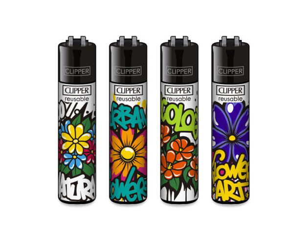 Clipper Large URBAN FLOWERS, 48er Display