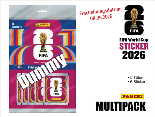 Panini FIFA WM 2026; Sticker -  Multipack