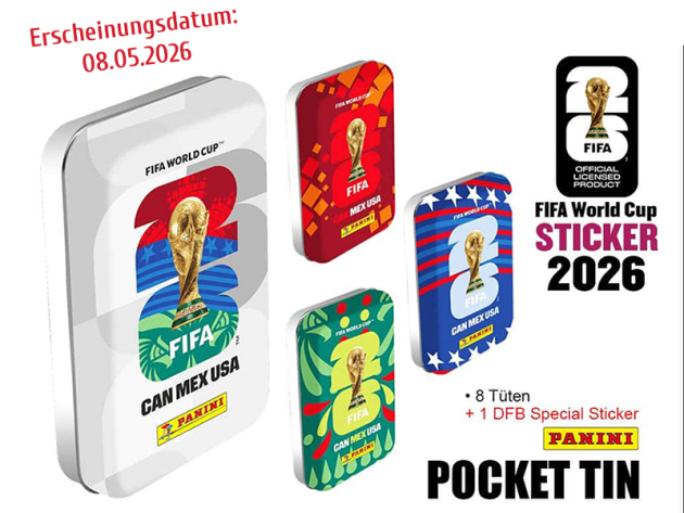 Panini FIFA WM 2026; Sticker -  Pocket Tin