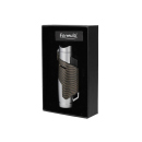 Sturmfeuerzeug "CROCODILE AVENTO TRIPLE" silver