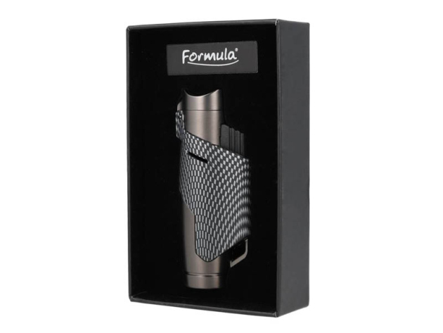 Sturmfeuerzeug "CROCODILE AVENTO TRIPLE" grey