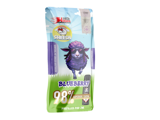 SHEESH Signature Pod - Blueberry - Blend 98% - 2ml