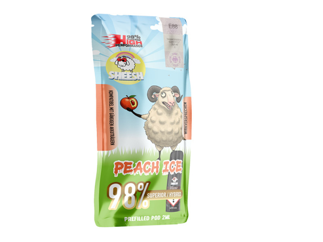 SHEESH H3 Signature Pod - Peach Ice - Blend 98% - 2ml