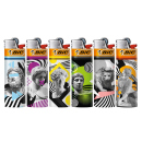 BIC Maxi J26 "Antique" Reibrad Feuerzeuge, 50er...