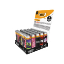 BIC Maxi J26 "Music" Reibrad Feuerzeuge, 50er Display