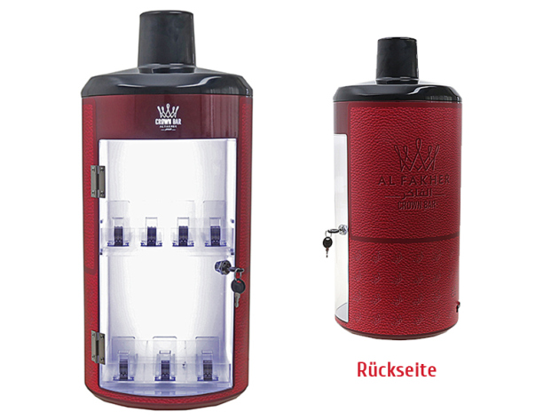 AL Fakher Aufsteller "Vape" mit 2 Fächern, beleuchtet, Höhe ca. 69 cm, Ø ca. 29 cm