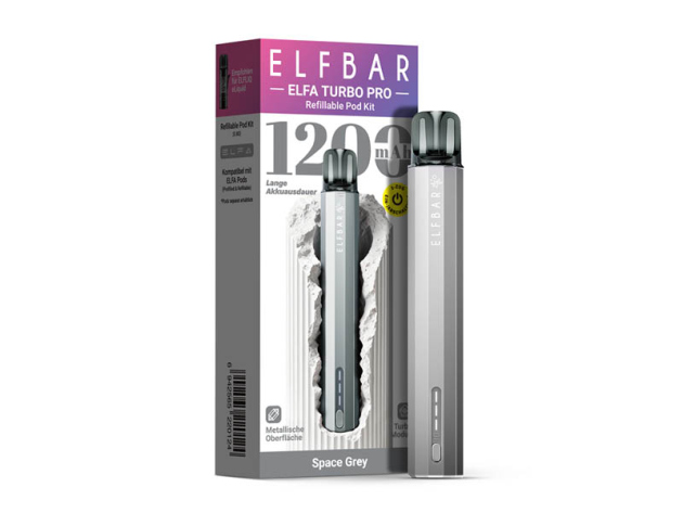 ELFBAR ELFA Refillables - Turbo Pro Kit - space grey