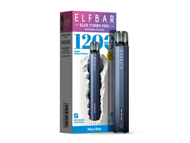 ELFBAR ELFA Refillables - Turbo Pro Kit - navy blue
