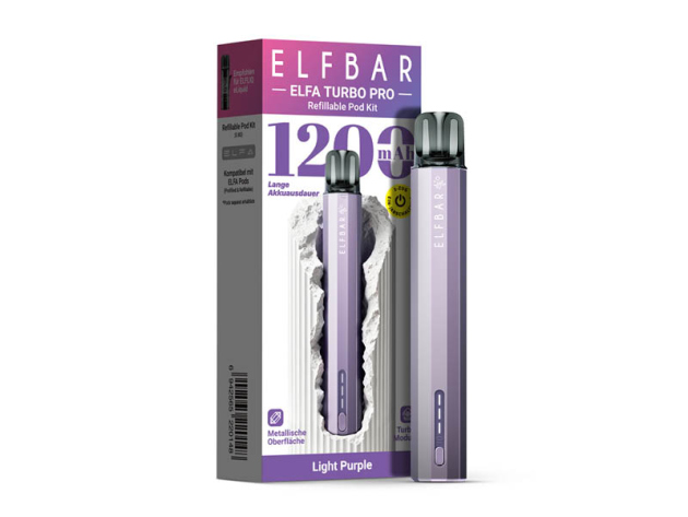 ELFBAR ELFA Refillables - Turbo Pro Kit - light purple