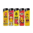 Elektrofeuerzeuge "Go Away" 5-fach sortiert,...