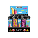 Elektrofeuerzeuge "Big Love" 5-fach sortiert, 50er Display