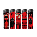 Elektrofeuerzeuge "Red Freak" 5-fach sortiert,...