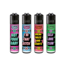 Clipper Large GIRLY SLOGAN #3, 48er Display