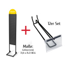 Tekmee Präsentations-Display "Schwarz"; 2...