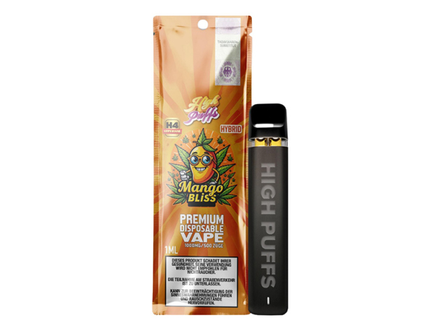 High Puff - H4 Superior Blend - Mango Bliss - 1 ml - H4 96 %