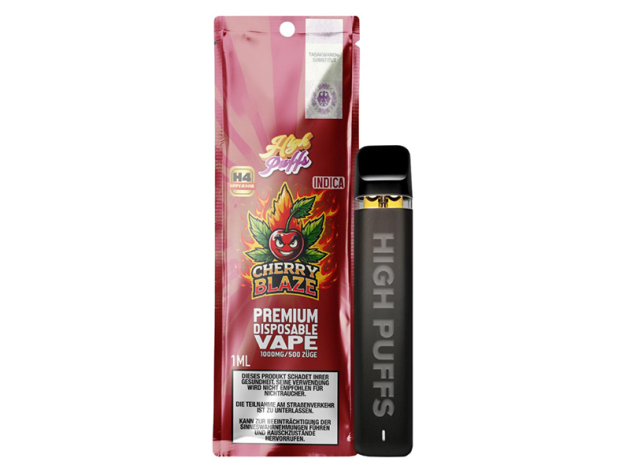High Puff - H4 Superior Blend - Cherry Blaze - 1 ml - H4 96 %