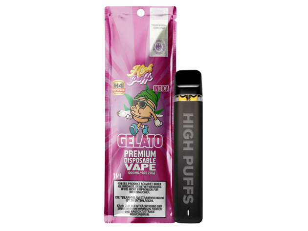High Puff - H4 Superior Blend - Gelato - 1 ml - H4 96 %