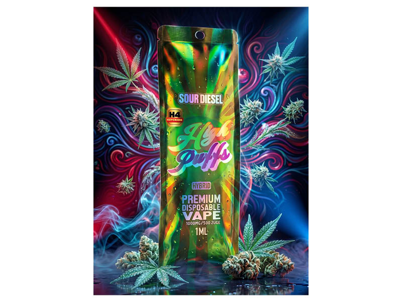 High Puff - H4 Superior Blend - Sour Diesel - 1 ml
