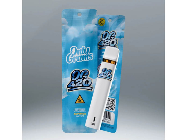 Only Grams - 420 Limited - H2 Superior Vape 96% - 1ml
