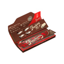 Smoking King Size Supreme Brown 24 Hefte je 34 Blatt + Tips