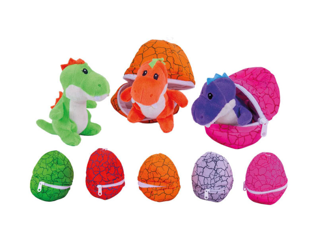 Dinosaurier im Ei., 5-fach sortiert, 15cm, einzeln