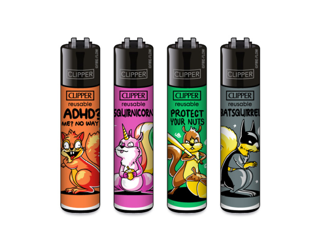 Clipper Large SQUIRRELS, 48er Display
