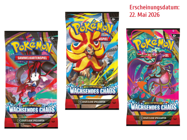 Pokémon Mega-Entwicklung - Wachsendes Chaos – Booster Pack