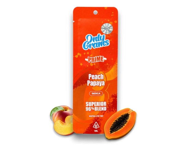 Only Grams - Peach Papaya (Pfirsich Papaya) - H2 Superior Vape 96% - 1ml