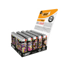 BIC Mini J25 Reibrad Feuerzeuge "Illusion", 50er Display