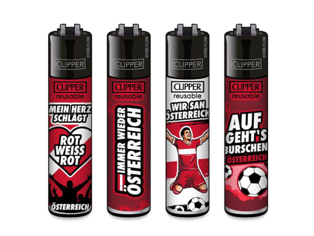 Clipper Large FUSSBALL ÖSTERREICH, 48er Display